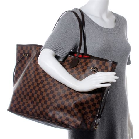 lv neverfull gm damier ebene price|LOUIS VUITTON Damier Ebene Neverfull GM .